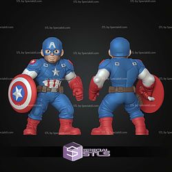 Super Basic STL Captain America No AMS