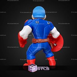 Super Basic STL Captain America No AMS