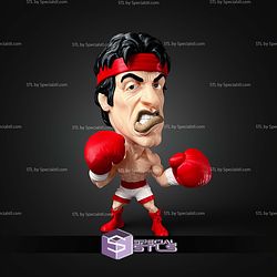 Super Basic STL Caricature Rocky Balboa No AMS