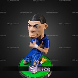 Super Basic STL Caricature Style Mbappe No AMS