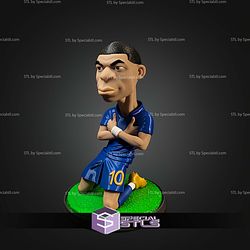 Super Basic STL Caricature Style Mbappe No AMS