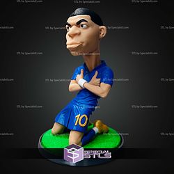 Super Basic STL Caricature Style Mbappe No AMS