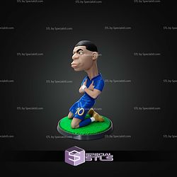 Super Basic STL Caricature Style Mbappe No AMS