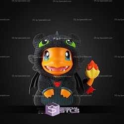 Super Basic STL Charmander Toothless Pajama No AMS