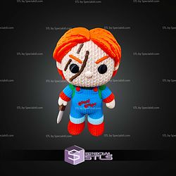 Super Basic STL Chucky Amigurumi Knitted No AMS