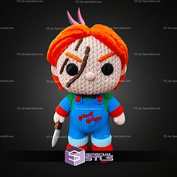 Super Basic STL Chucky Amigurumi Knitted No AMS