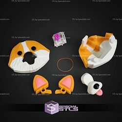 Super Basic STL Corgi Fidget Clicker