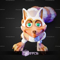 Super Basic STL Cute Flexi Print In Place Fox