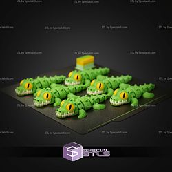 Super Basic STL Flexi Crazy Crocodile