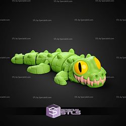 Super Basic STL Flexi Crazy Crocodile