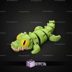 Super Basic STL Flexi Crazy Crocodile