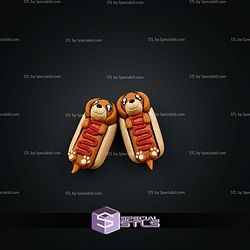 Super Basic STL Hot Dog Dachshund Clicker