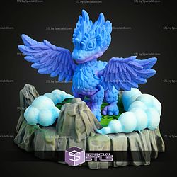 Super Basic STL Print in Place Air Dragon