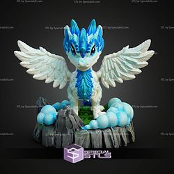 Super Basic STL Print in Place Air Dragon
