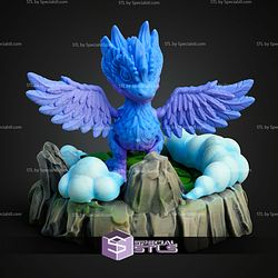 Super Basic STL Print in Place Air Dragon