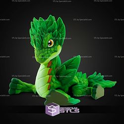 Super Basic STL Print in Place Plant Dragon