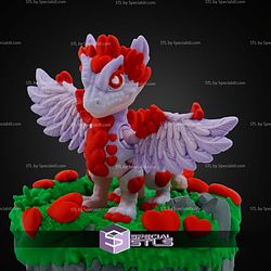 Super Basic STL Print in Place Valentine Dragon