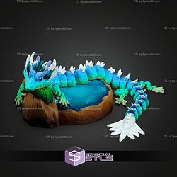 Super Basic STL Print in Place Wind Dragon