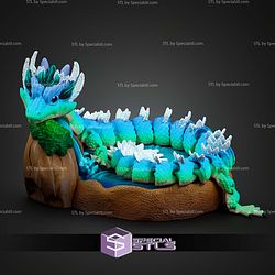 Super Basic STL Print in Place Wind Dragon