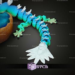 Super Basic STL Print in Place Wind Dragon