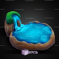 Super Basic STL Print in Place Water Dragon