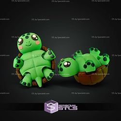 Super Basic STL Turtle Fidget Clicker