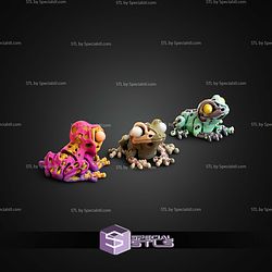 Super Basic STL Zombie Frog Flexi
