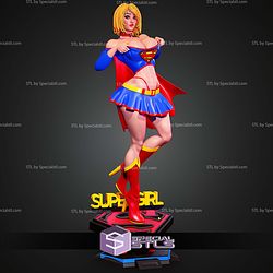 Super Girl Semi Realistic STL Files