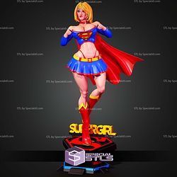Super Girl Semi Realistic STL Files