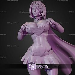 Super Girl Semi Realistic STL Files