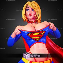 Super Girl Semi Realistic STL Files