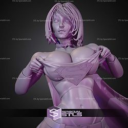 Super Girl Semi Realistic STL Files