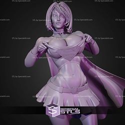 Super Girl Semi Realistic STL Files