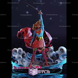SuperGirl Woman Of Tomorrow Digital STL Files