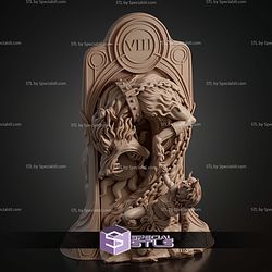 Tarot Arcana Strength STL Files