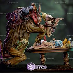 Tea Time Diorama Alice In Creepyland STL Files