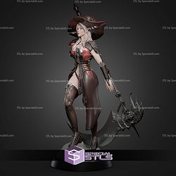 Thalira Spellrider 75mm STL Files