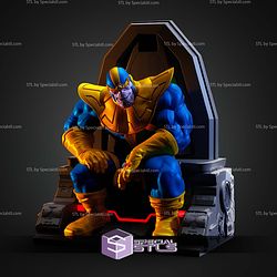 Thanos On Throne 271mm STL Files