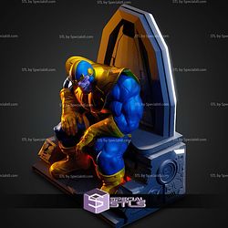 Thanos On Throne 271mm STL Files