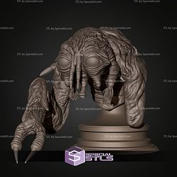 The Fly Monster Bust STL Files
