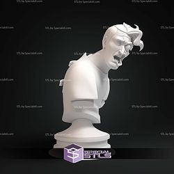 Two Face Hospital Animated Series Bust STL Files