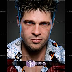 Tyler Durden Fight Club Bust 256mm STL Files