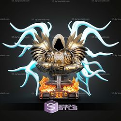 Tyrael Portrait Bust 396mm STL Files