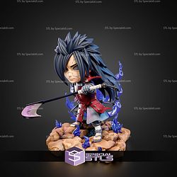 Uchiha Madara With Weapon Chibi STL Files