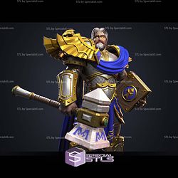 Uther The Lightbringer Warcraft STL Files
