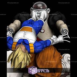 Vegeta Vs Android 19 Detail Version STL Files