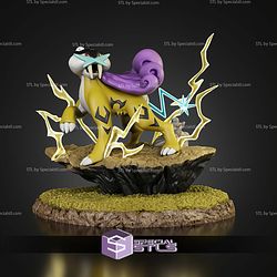 Wild Raikou 0243 Pokemon STL Files