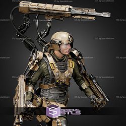 William Cage Tom Cruise 245mm STL Files