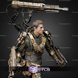 William Cage Tom Cruise 245mm STL Files