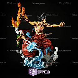 Luffy Red Hawk from One Piece